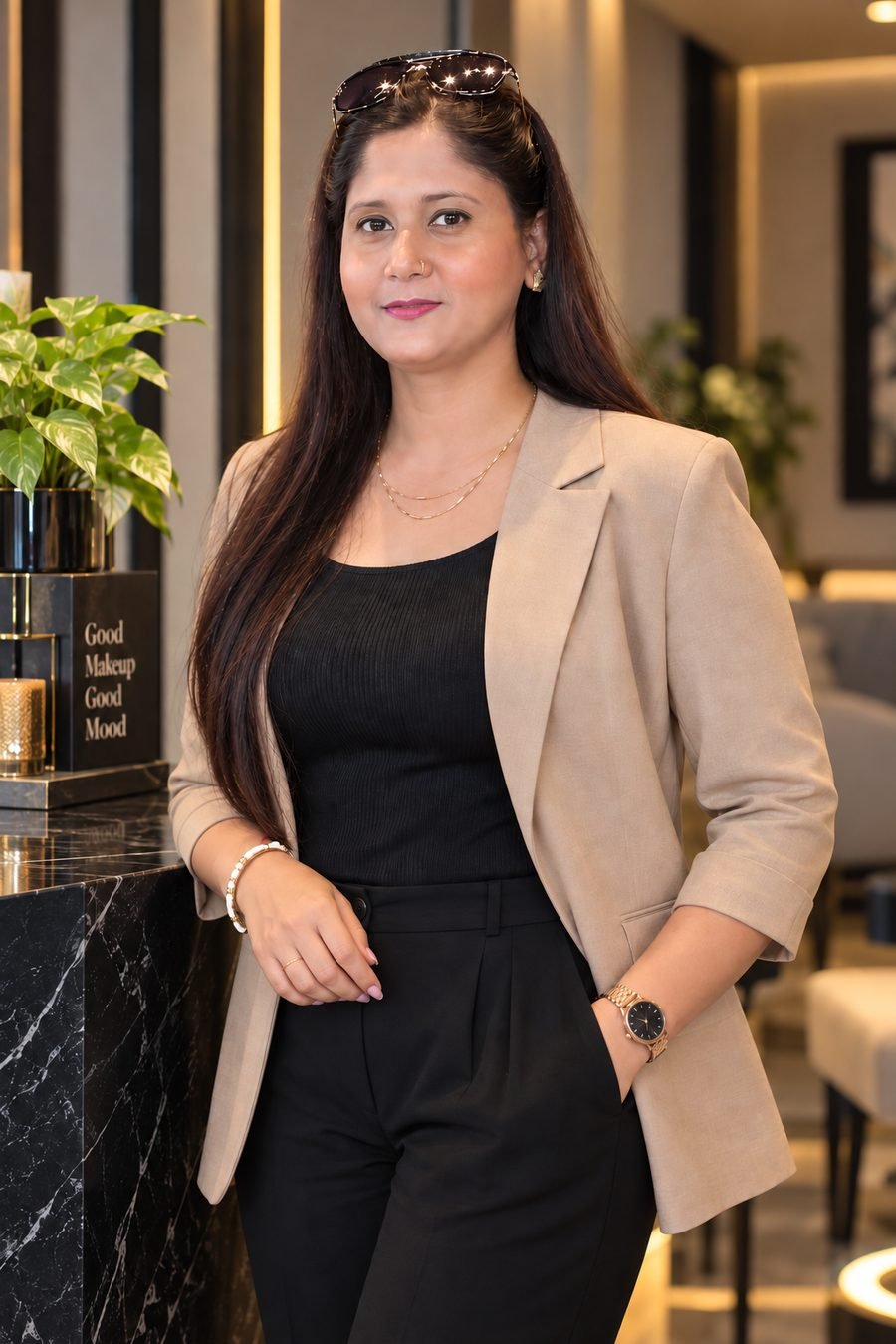 Priya Gupta, makeup artist and makeup business coach